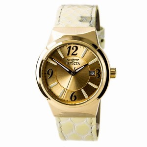 Invicta Japanese Quartz Gold Watch #15409 (Women Watch)