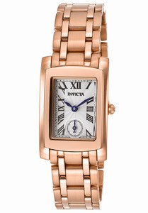 Invicta Angel Quartz Analog White Dial Rose Gold Tone Stainless Steel Watch # 15625 (Women Watch)