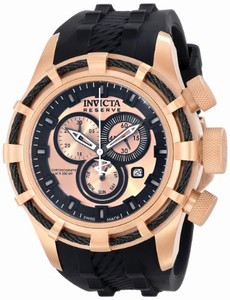 Invicta Swiss Quartz rose gold Watch #15778 (Men Watch)