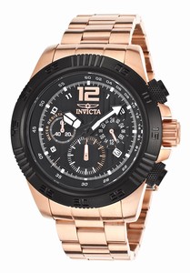 Invicta Speedway Quartz Chronograph Rose Gold Tone Stainless Steel Watch # 15895 (Men Watch)