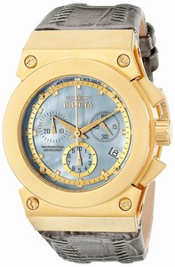 Invicta Akula Quartz Chronograph Date Grey Leather Watch # 16117 (Women Watch)