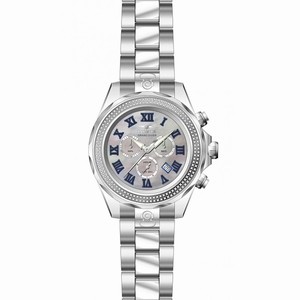 Invicta Platinum Dial Fixed Stainless Steel Band Watch #16257 (Men Watch)