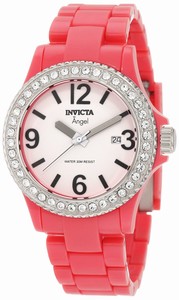 Invicta White Dial Plastic Band Watch #1637 (Women Watch)