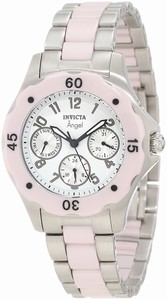 Invicta White Dial Ceramic Band Watch #1653 (Women Watch)