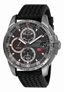 Chopard Chronograph Titanium Case Black Rubber Limited Edition Watch # 168459-3005 (Men Watch)