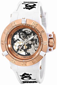 Invicta Rose Skeleton Automatic Watch #17141 (Women Watch)