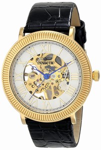 Invicta Gold Dial Stainless Steel Band Watch #17244 (Men Watch)