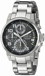 Invicta Gunmetal Dial Stainless Steel Watch #17423 (Women Watch)