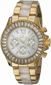 Invicta Silver Dial Stainless Steel Band Watch #17491 (Women Watch)