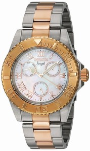 Invicta Mother Of Pearl Quartz Watch #17527 (Women Watch)