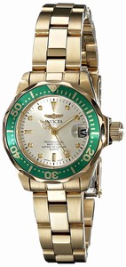 Invicta Gold Quartz Watch #17570 (Women Watch)