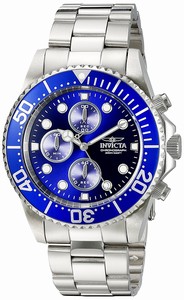 Invicta Blue Dial Stainless Steel Band Watch #1769SYB (Men Watch)