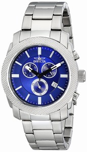 Invicta Blue Dial Stainless Steel Band Watch #17742 (Men Watch)