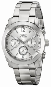 Invicta Silver Dial Stainless Steel Band Watch #17899 (Women Watch)