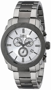 Invicta Silver Dial Stainless Steel Band Watch #18044 (Men Watch)