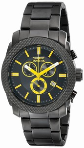 Invicta Black Dial Stainless Steel Band Watch #18191 (Men Watch)