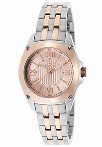 Invicta Rose Gold Dial Stainless Steel Band Watch #18747 (Women Watch)