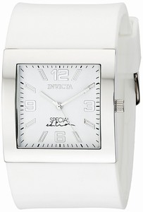 Invicta Angel Quartz Analog White Polyurethane Watch # 18802 (Women Watch)