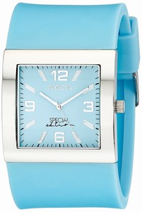 Invicta Angel Quartz Analog Light Blue Polyurethane Watch # 18804 (Women Watch)