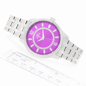 Invicta Purple Dial Stainless Steel Band Watch #19208 (Women Watch)