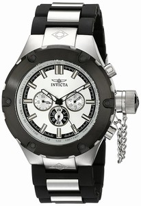 Invicta Corduba Quartz Analog Day Date Black Polyurethane Watch # 19234 (Men Watch)