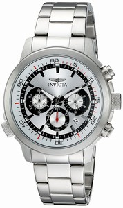 Invicta Silver Dial Stainless Steel Band Watch #19239 (Men Watch)