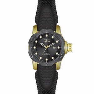 Invicta Venom Automatic Date Black Silicone Watch # 19316 (Men Watch)