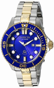 Invicta Blue Dial Stainless Steel Band Watch #19816 (Women Watch)