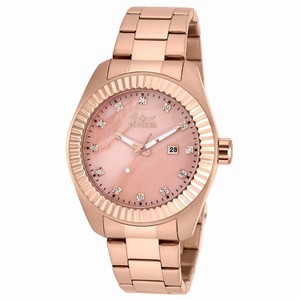 Invicta Rose Mother Of Pearl Quartz Watch #20356 (Men Watch)