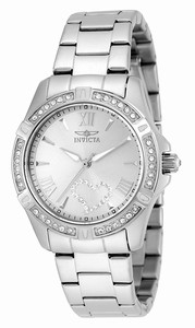 Invicta Silver Quartz Watch #21383 (Women Watch)