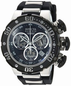 Invicta Black Dial Stainless Steel Watch #21639 (Men Watch)