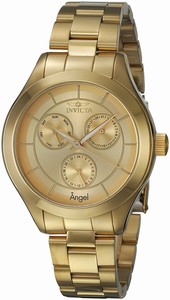 Invicta Quartz Dial color Gold Watch # 21694 (Women Watch)