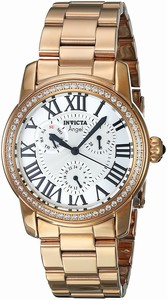 Invicta Silver Dial Stainless Steel Band Watch #21706 (Women Watch)