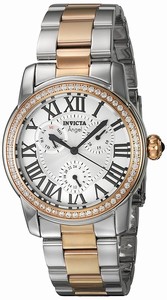 Invicta Silver Dial Stainless Steel Band Watch #21708 (Women Watch)