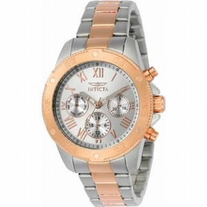 Invicta Silver Dial Stainless Steel Watch #21734 (Women Watch)
