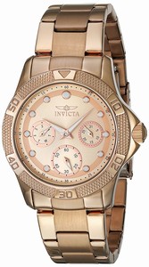 Invicta Rose Quartz Watch #21765 (Women Watch)