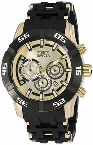 Invicta Gold Quartz Watch #21819 (Men Watch)