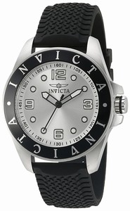 Invicta Quartz Analog Black Polyurethane Watch # 21843 (Men Watch)