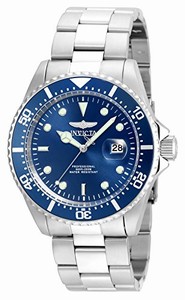 Invicta Blue Dial Stainless Steel Band Watch #22019 (Men Watch)