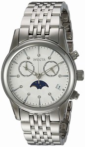Invicta Silver Dial Stainless Steel Band Watch #22499 (Women Watch)