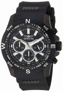 Invicta Black Dial Stainless Steel Band Watch #22683 (Men Watch)