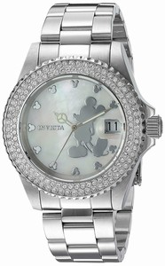 Invicta Mother Of Pearl Quartz Watch #22727 (Women Watch)