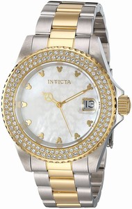 Invicta Silver Dial Stainless Steel Watch #22732 (Women Watch)