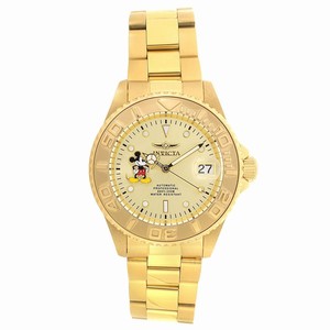 Invicta Beige Dial Stainless Steel Watch #22779 (Men Watch)