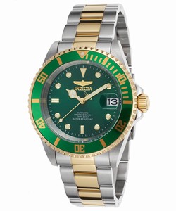 Invicta Green Dial Stainless Steel Band Watch #22831 (Men Watch)
