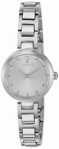 Invicta Grey Dial Stainless Steel Band Watch #22888 (Women Watch)