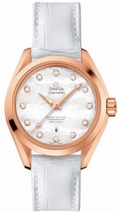 Omega Mother of Pearl Automatic Self Winding Watch # 231.53.34.20.55.001 (Women Watch)