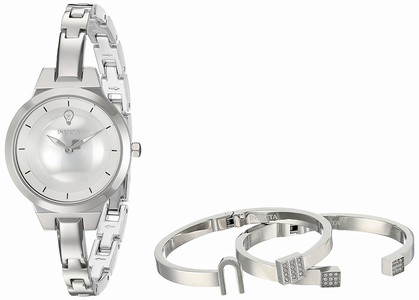 Invicta Silver Dial Stainless Steel Band Watch #23324 (Women Watch)