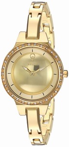 Invicta Gold Dial Stainless Steel Band Watch #23330 (Women Watch)