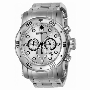 Invicta Silver-tone Quartz Watch #23649 (Men Watch)